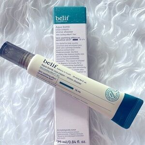 Brand New Belif Aqua Bomb Cica Cream Stress Shooter Calming Cooling Hydration
